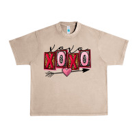 French Oak Xoxo love Valentine's Day Urban Heavy Tee - FaDigitalArtStudio