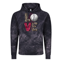Cloud Black love volleyball Vintage Hoodie - FaDigitalArtStudio
