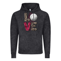 Vintage Black love volleyball Vintage Hoodie - FaDigitalArtStudio