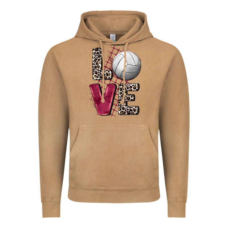 Love Volleyball Vintage Hoodie by FaDigitalArtStudio | Teevron