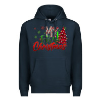 Navy my first christmas Premium Hoodie - SublimationCraftShop