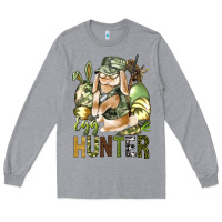 Heather Grey Egg Hunter Long Sleeve Tee - BundleAndBundleShop