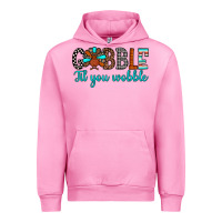 Fuchsia Pink gobble til tou wobble Urban Hoodie - JahusDesignShop