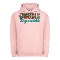 Pigment Salmon gobble til tou wobble Urban Hoodie - JahusDesignShop