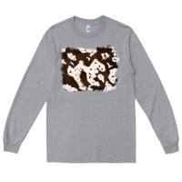 Heather Grey cowhide Long Sleeve Tee - RanaPortraitStore