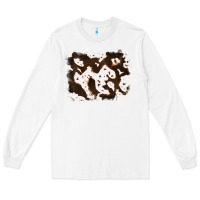 White cowhide Long Sleeve Tee - RanaPortraitStore