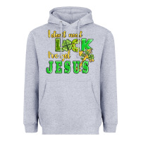 Heather Grey i dont need luck i have got jesus Heavyweight Hoodie - AdoDesignShop