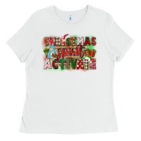 White christmas spirit activate Ladies Tee - CowGirlArtShop