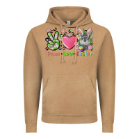 Vintage Camel peace love easter bunny Vintage Hoodie - FaDigitalArtStudio