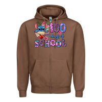 Chestnut 100 days of school Zipper Hoodie - AdoDesignShop