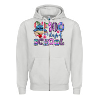 Dove Grey 100 days of school Zipper Hoodie - AdoDesignShop