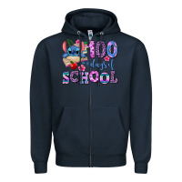 Navy 100 days of school Zipper Hoodie - AdoDesignShop
