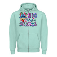 Seafoam 100 days of school Zipper Hoodie - AdoDesignShop