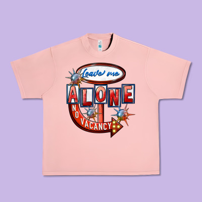 Leave Me Alone Anti Valentine's Day Urban Heavy Tee Designed By Fadigitalartstudio