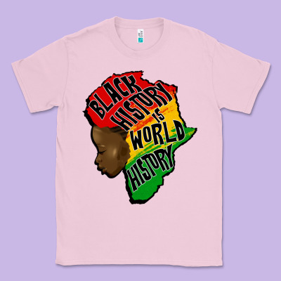 Black History Is World History Classic Tee Designed By Cowgirlartshop