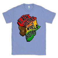 Colony Blue black history is world history Classic Tee - CowGirlArtShop