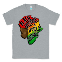 Heather Grey black history is world history Classic Tee - CowGirlArtShop