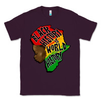Plum black history is world history Classic Tee - CowGirlArtShop