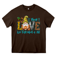 Chocolate Brown I think i love Fall most of all Heavy Core Tee - NancyCooperArtShop