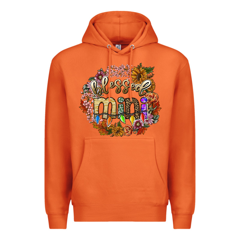 Blessed Mini Premium Hoodie by SublimationCraftShop | Teevron