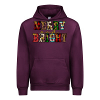 Mauve Wine merry and bright Urban Hoodie - JahusDesignShop