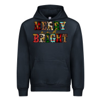 Navy merry and bright Urban Hoodie - JahusDesignShop