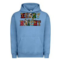 Pigment Pebble Blue merry and bright Urban Hoodie - JahusDesignShop