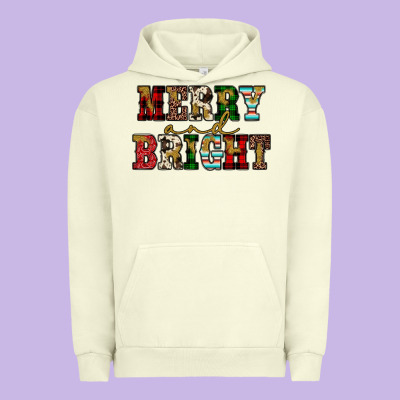 Merry And Bright Urban Hoodie Designed By Jahusdesignshop