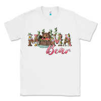 White Mama bear with daisy Classic Tee - RanaPortraitStore