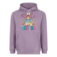 Lavender my first easter with baby bunny and eggs Heavyweight Hoodie - AdoDesignShop