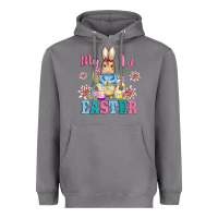 Storm my first easter with baby bunny and eggs Heavyweight Hoodie - AdoDesignShop