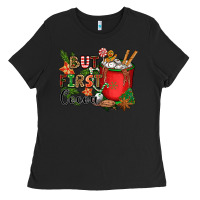Black but first cocoa Ladies Tee - CowGirlArtShop