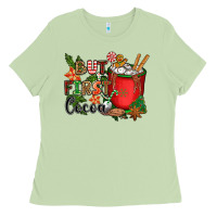Matcha but first cocoa Ladies Tee - CowGirlArtShop
