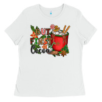 White but first cocoa Ladies Tee - CowGirlArtShop