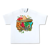 White Babycita Urban Heavy Tee - FaDigitalArtStudio