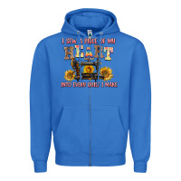 True Royal i sew a piece of my heart into every quilt i make Zipper Hoodie - AdoDesignShop