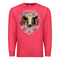 Cardinal v.d lotus and cow Premium Sweatshirt - AdoDesignShop