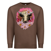 Chestnut v.d lotus and cow Premium Sweatshirt - AdoDesignShop
