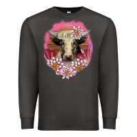 Smoke v.d lotus and cow Premium Sweatshirt - AdoDesignShop