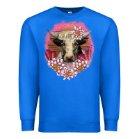True Royal v.d lotus and cow Premium Sweatshirt - AdoDesignShop