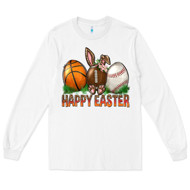 Happy Easter Sports Long Sleeve Tee by BundleAndBundleShop | Teevron