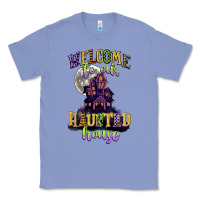 Colony Blue welcome to our haunted house Classic Tee - CowGirlArtShop