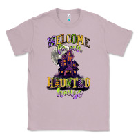 Lilac welcome to our haunted house Classic Tee - CowGirlArtShop