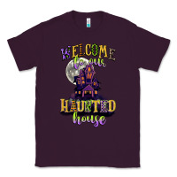 Plum welcome to our haunted house Classic Tee - CowGirlArtShop
