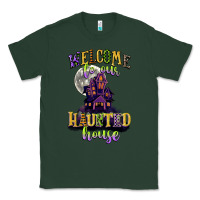 Sports Green welcome to our haunted house Classic Tee - CowGirlArtShop
