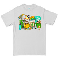 Dove Grey Football coffee cups Premium Tee - HowdyJamesFarm