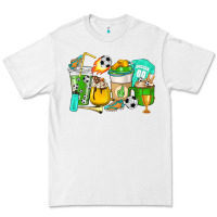 White Football coffee cups Premium Tee - HowdyJamesFarm