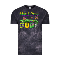 Cloud Black mardi gras dude alligator olivia Vintage Tee - OliviaCreatesArt