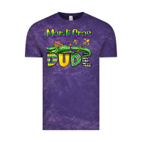Cloud Purple mardi gras dude alligator olivia Vintage Tee - OliviaCreatesArt