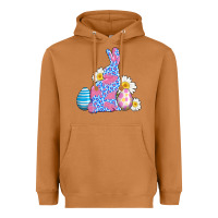 Meerkat easter bunny wıth easter eggs Heavyweight Hoodie - AdoDesignShop